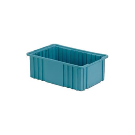 Lewisbins LEWISBins Divider Box NDC2060 16-1/2 x 10-7/8 x 6, Light Blue, PK8 NDC2060  Lt Blue